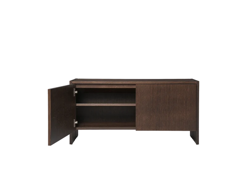 Parcel Hallway Cabinet - Low - Dark Stained Oak