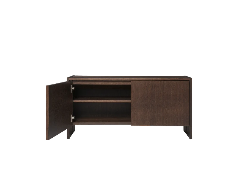 Parcel Hallway Cabinet - Low - Dark Stained Oak