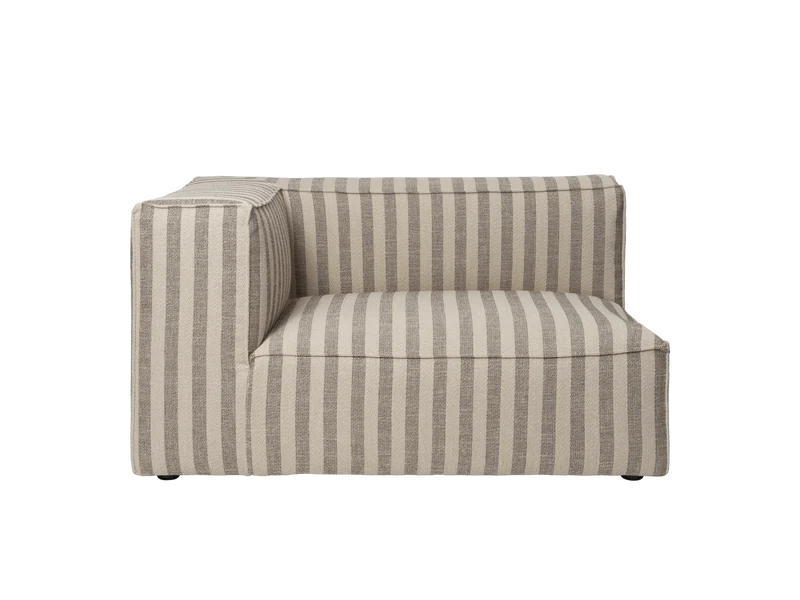 Catena Sofa Armrest Left L400 - Louisiana - Sand/Off-White
