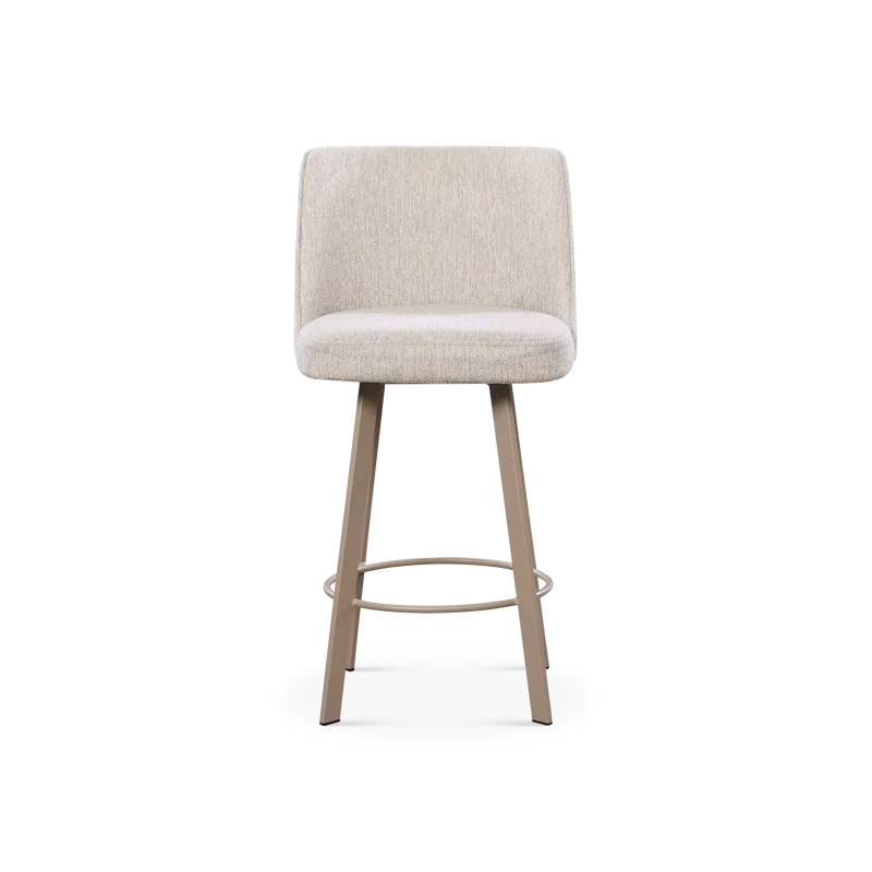 Eva - Swivel Fabric Stool by Trica