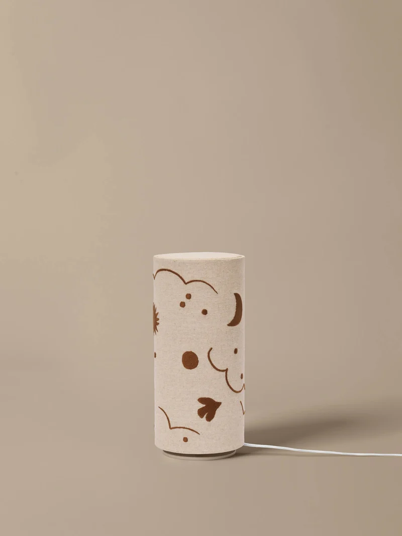 Skye Table Lamp - Natural/Bronze