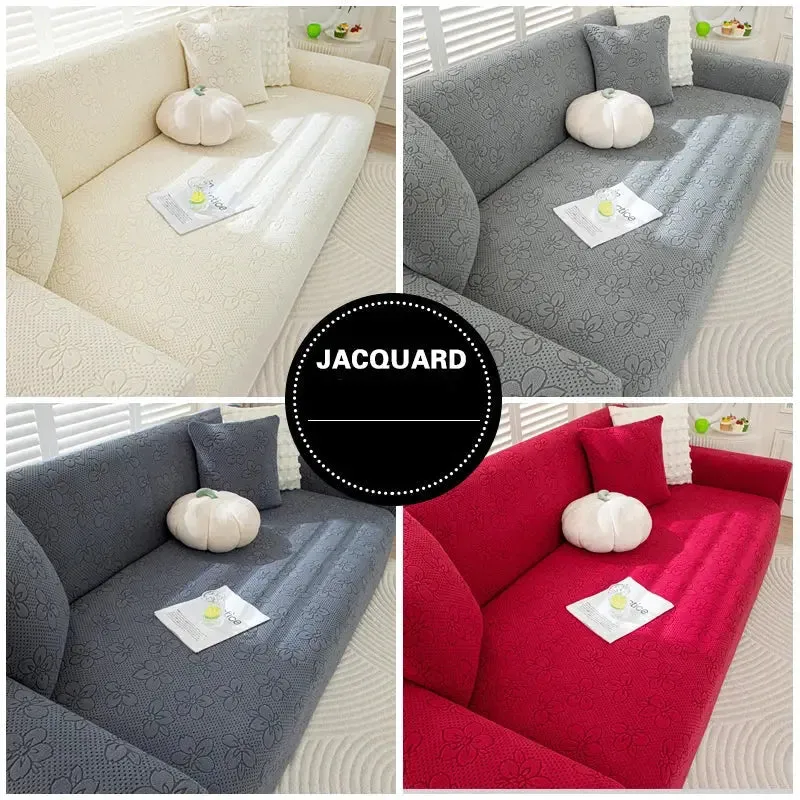 Housses de Canapé Jacquard Motif Fleur