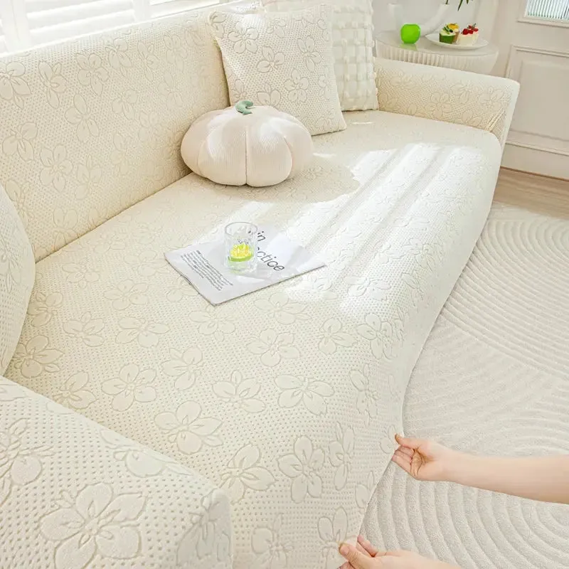 Housses de Canapé Jacquard Motif Fleur
