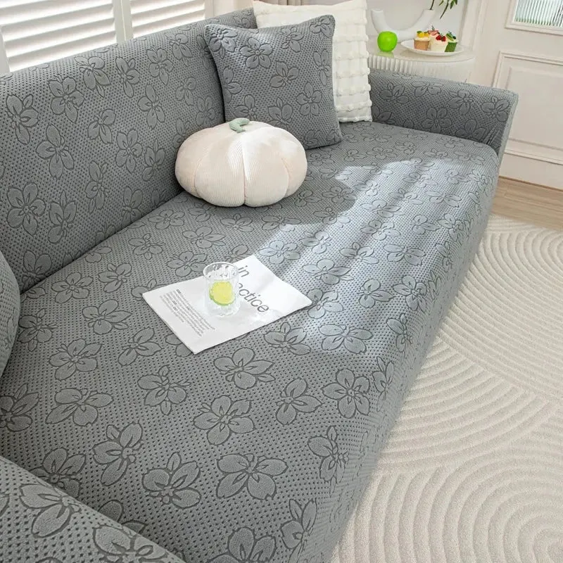 Housses de Canapé Jacquard Motif Fleur