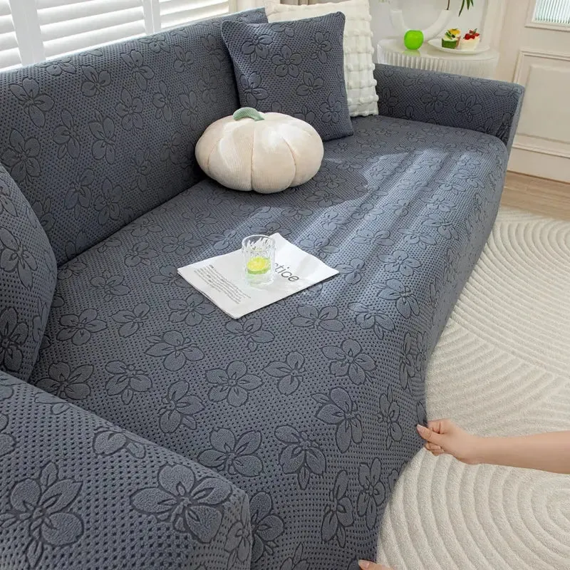 Housses de Canapé Jacquard Motif Fleur