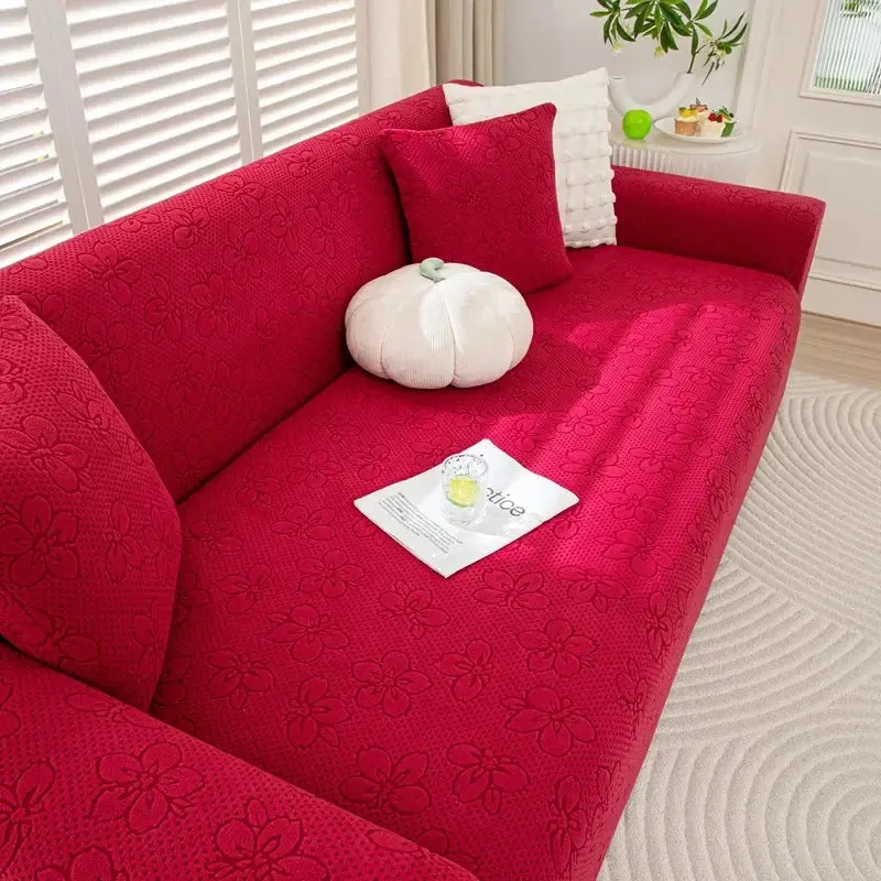 Housses de Canapé Jacquard Motif Fleur