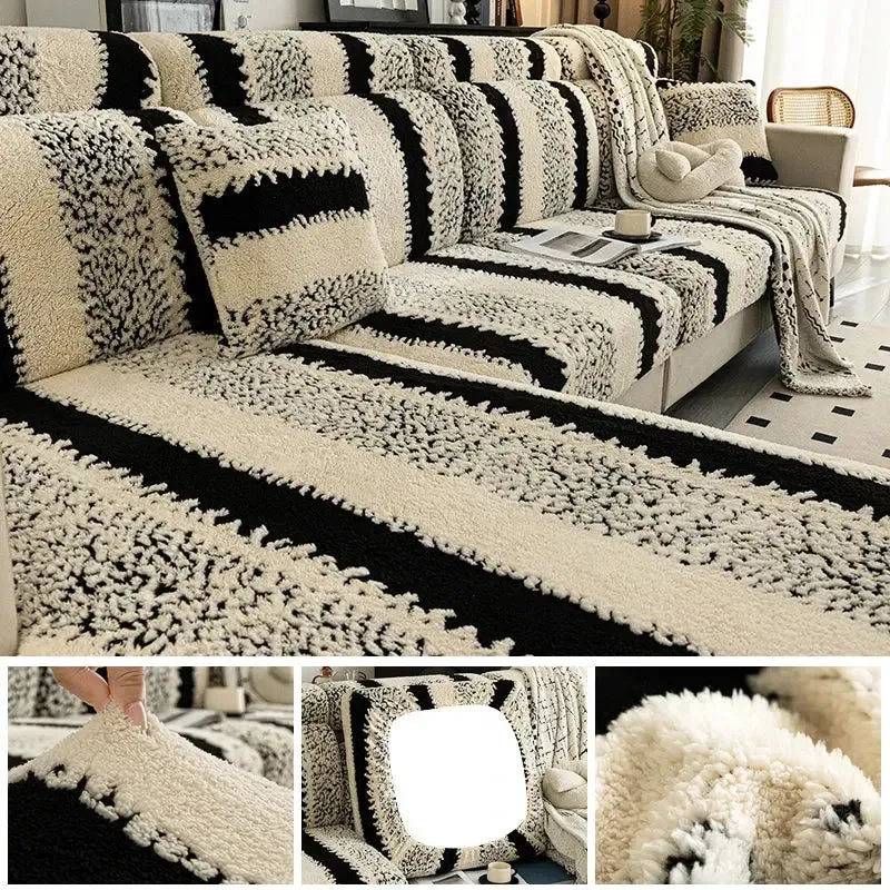 Housses de Coussins Assise, Dossier & Têtière Molletonnées Universelles