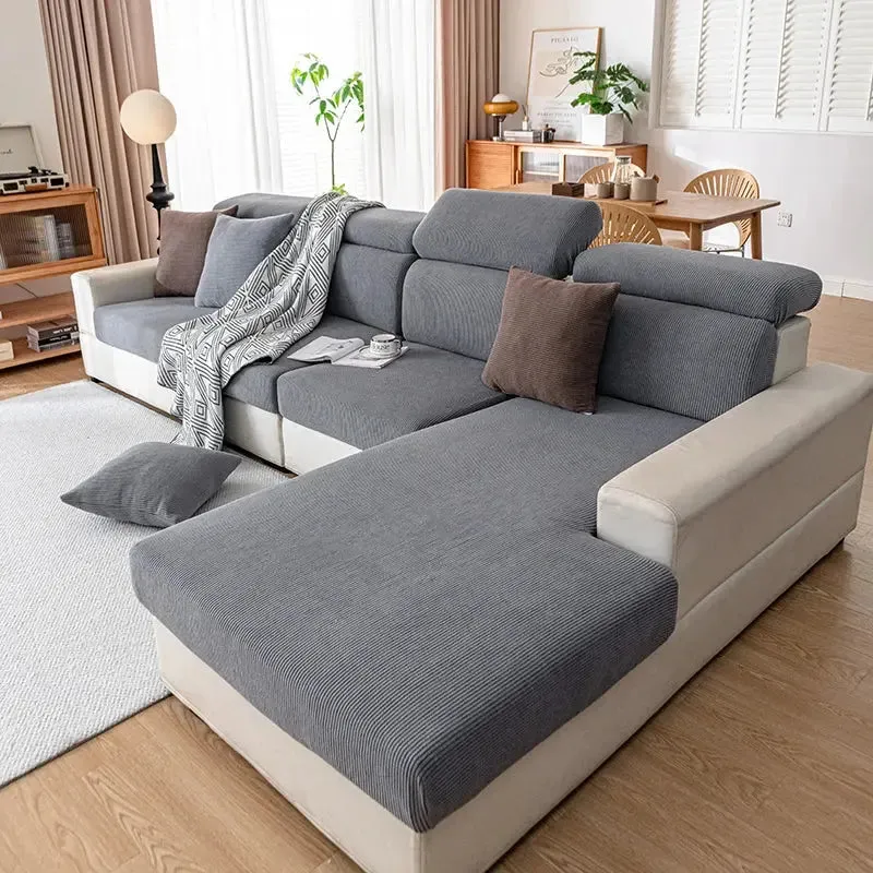 Housses de Coussins Assise, Dossier & Têtière - Jacquard Ligne