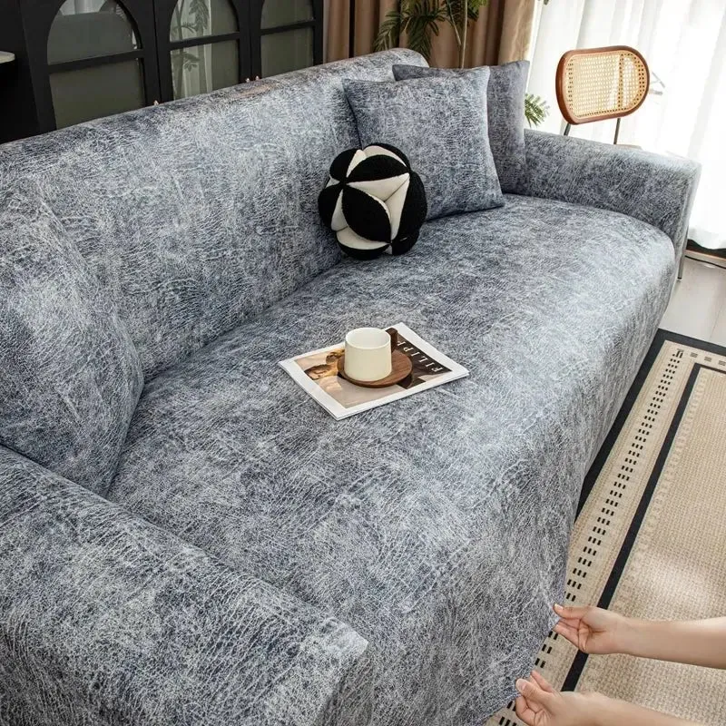 Housses de Canapé Effet Cuir Extensibles Imperméable