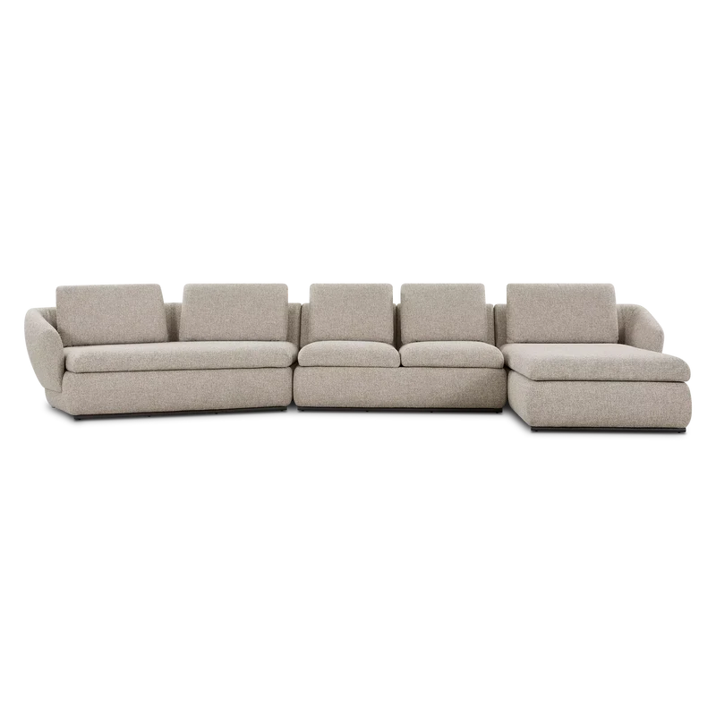 Duval - Fabric Sectional by Trica