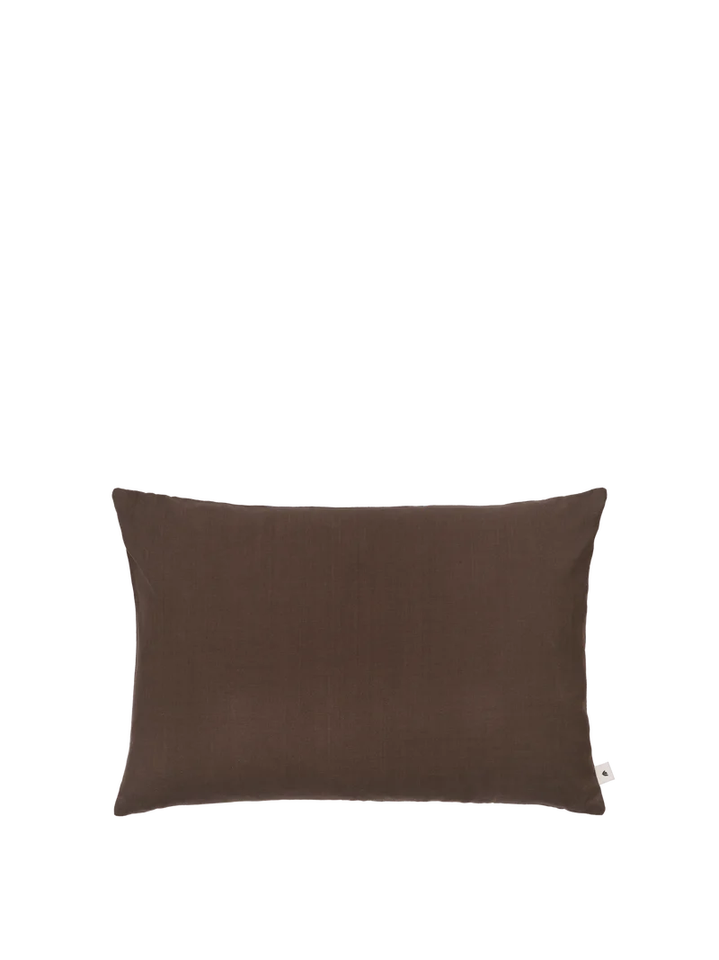Sen Cushion Cover - Rectangular - Dark Chocolate