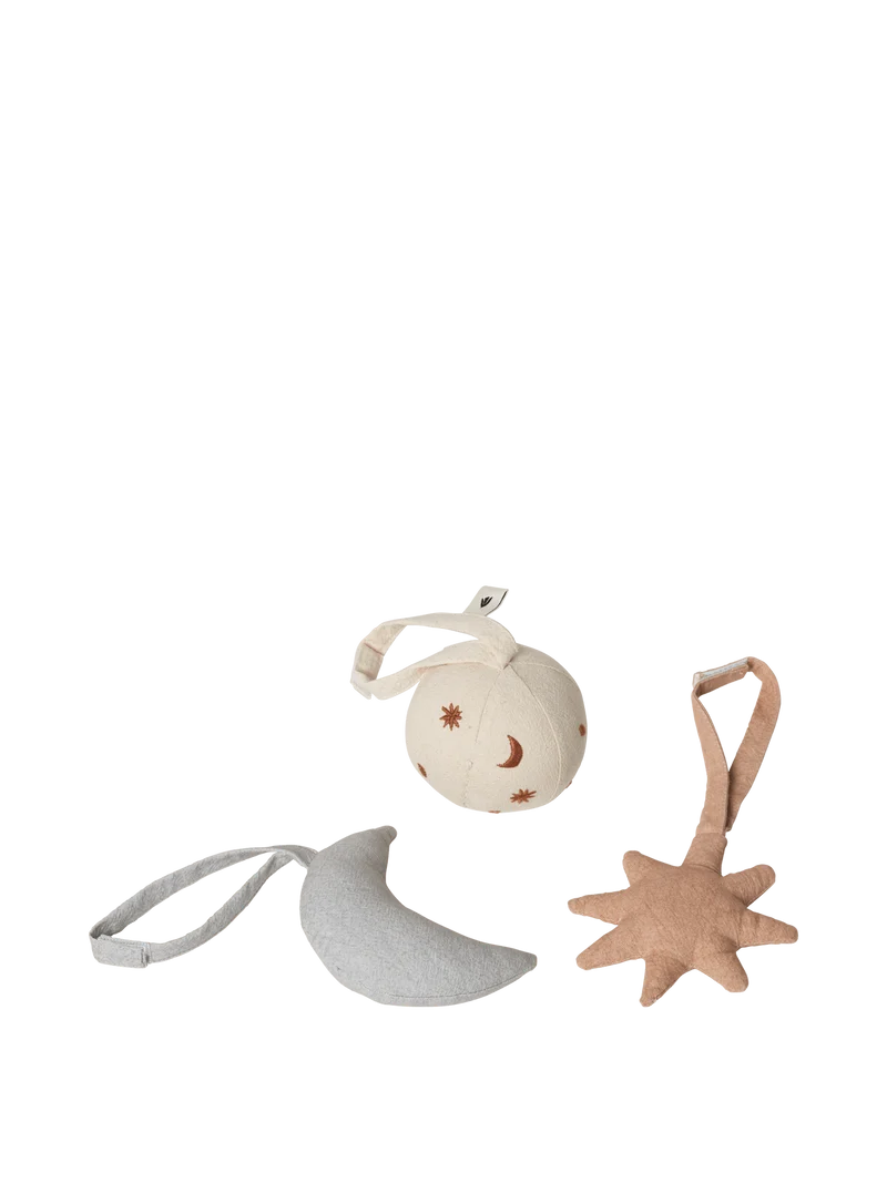 Skye Baby Toys - Set of 3 - Rose