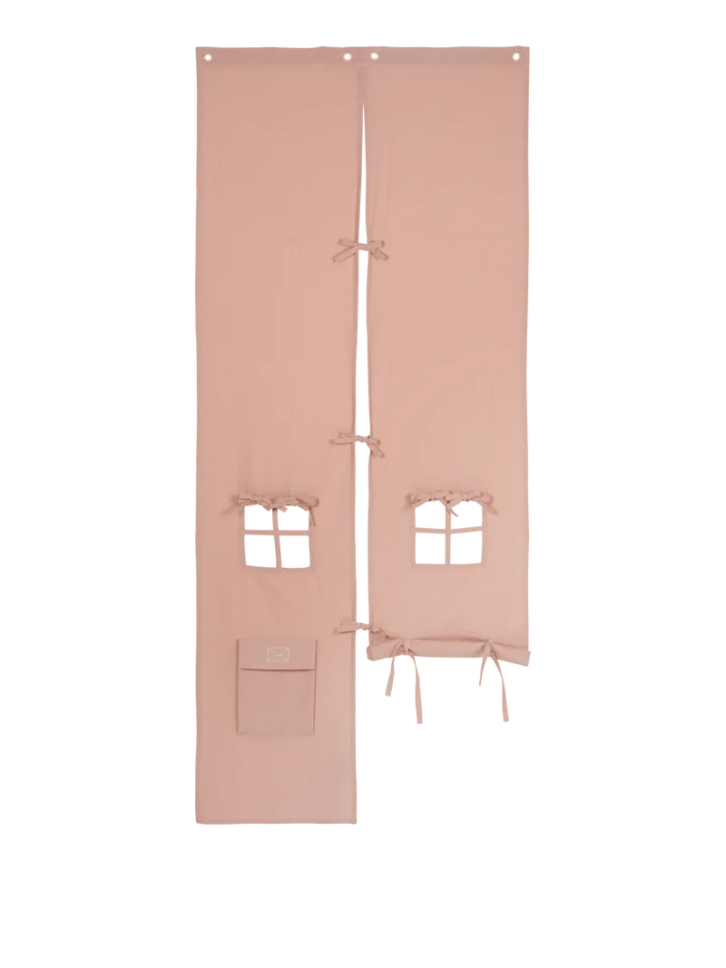 Settle Door Curtain - Rose