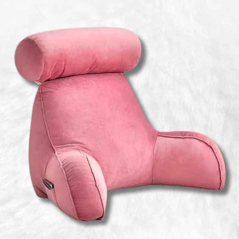 Coussin de Lecture à Accoudoirs Rose !