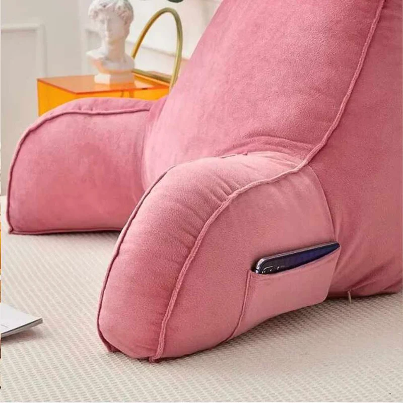 Coussin de Lecture à Accoudoirs Rose !