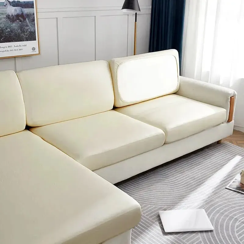 Housses de Coussins Assise, Dossier & Têtière - Simili Cuir Imperméable