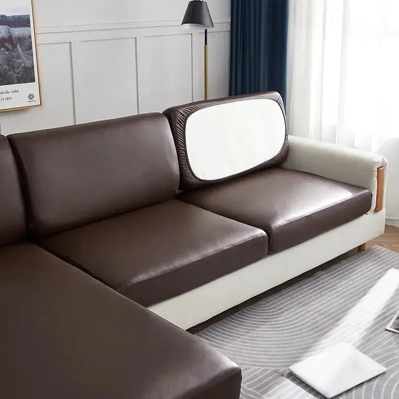 Housses de Coussins Assise, Dossier & Têtière - Simili Cuir Imperméable