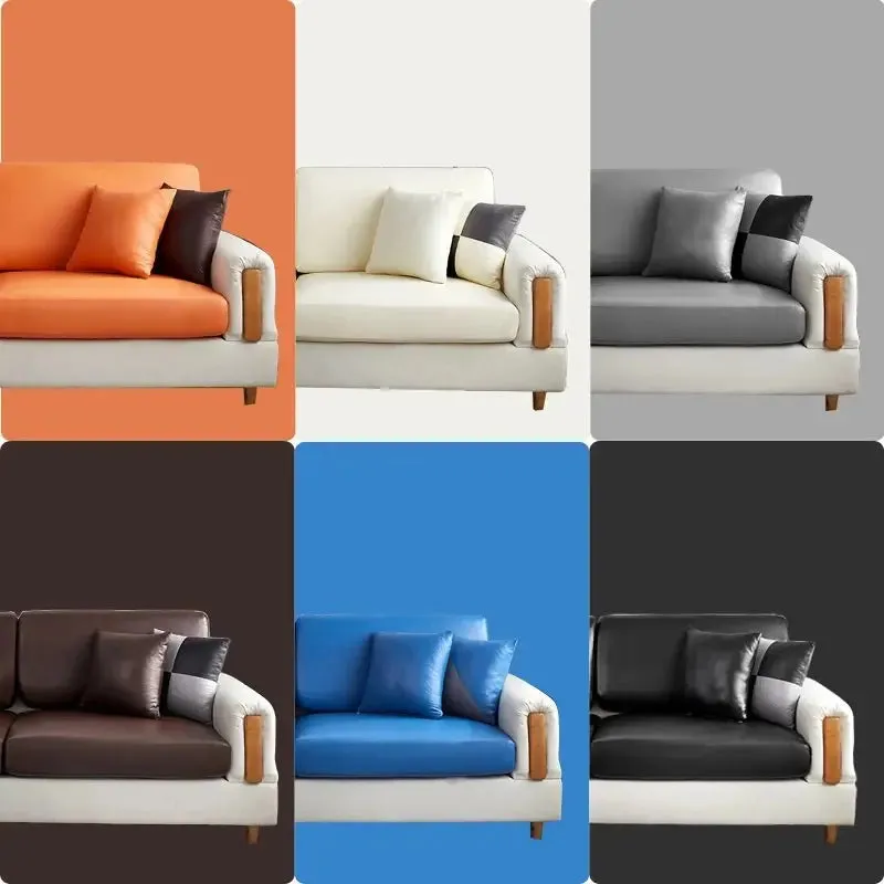 Housses de Coussins Assise, Dossier & Têtière - Simili Cuir Imperméable