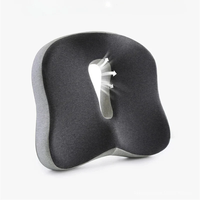Coussin hémorroïdes en mousse bicolore