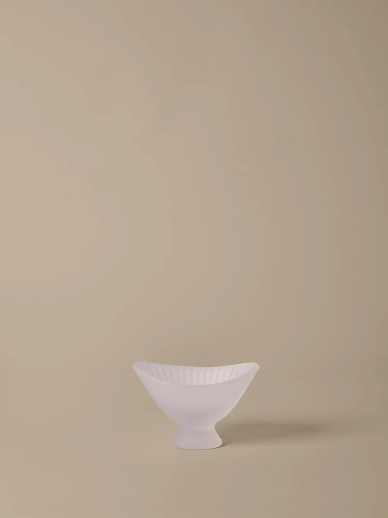 Fountain Glass Bowl - Small - Frosted