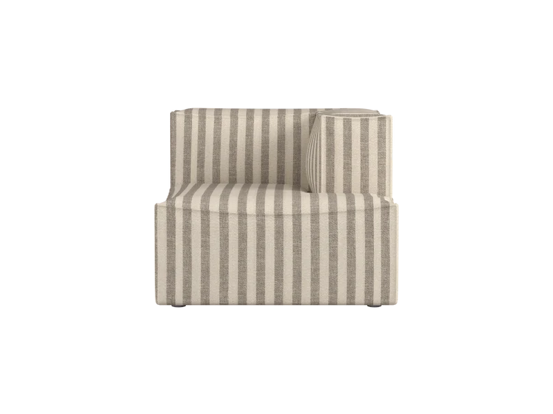 Catena Sofa Chaise Longue Right S601 - Louisiana - Sand/Off-White