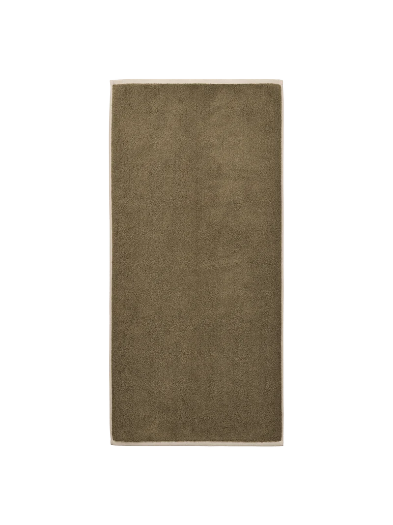 Ekko Hand Towel - Olive/Cashmere