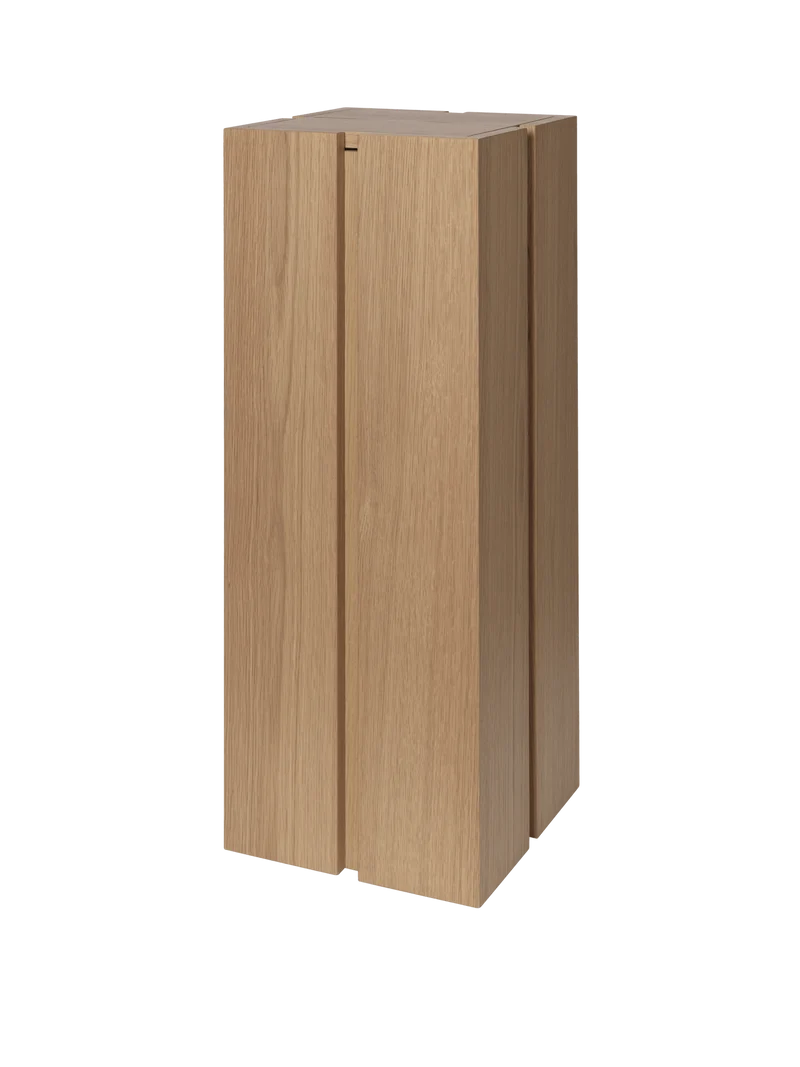 Parcel Pedestal - Natural Oak
