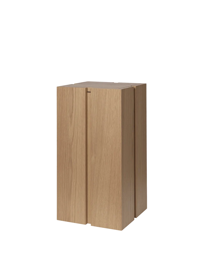 Parcel Pedestal - Natural Oak