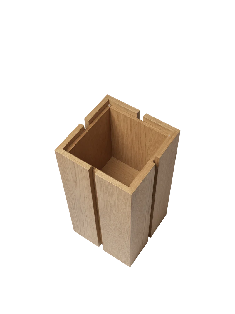 Parcel Pedestal - Natural Oak