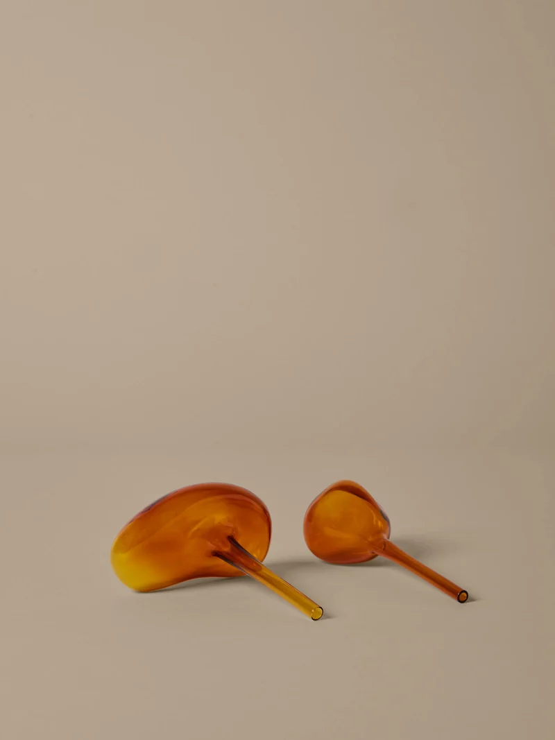 Mercury Water Globes - Set of 2 - Amber