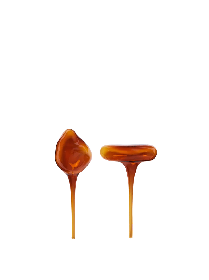 Mercury Water Globes - Set of 2 - Amber