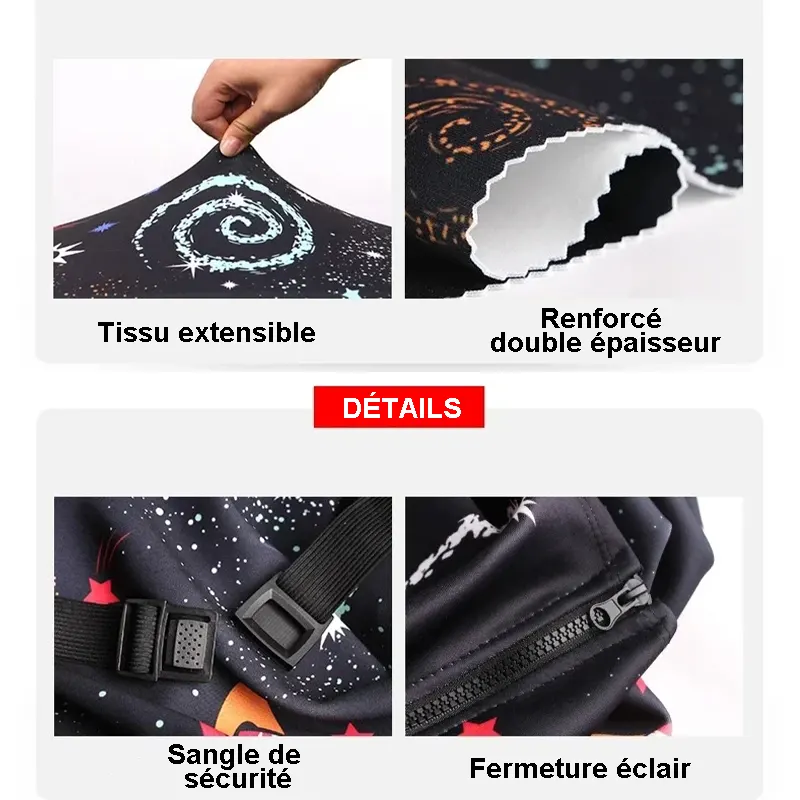 Housse de protection pour valise à roulette cabine ou XL - 20 motifs été