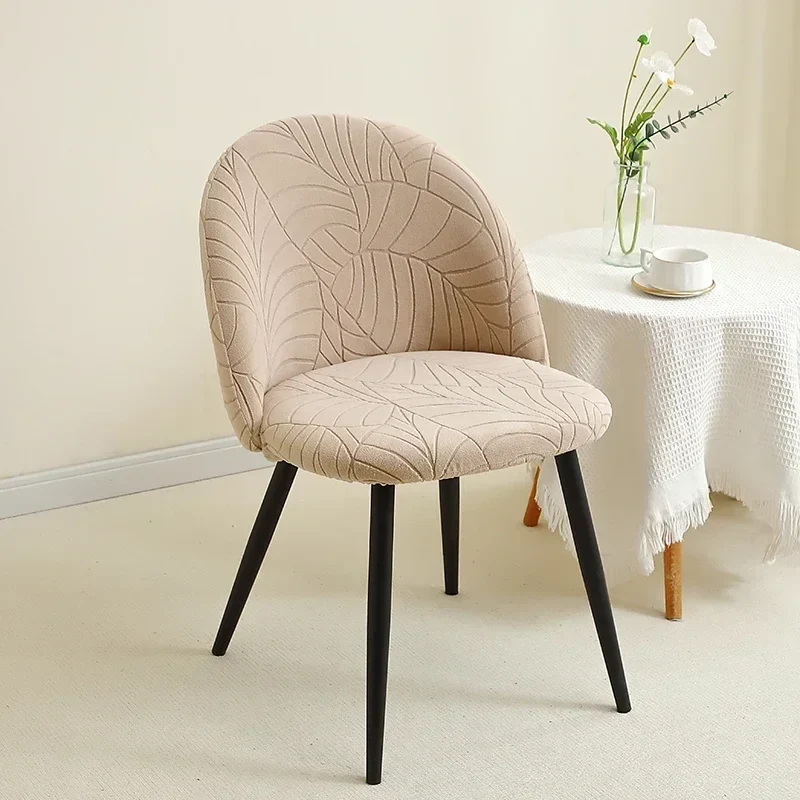Housse pour chaise Mauricette texture feuille d'hibiscus