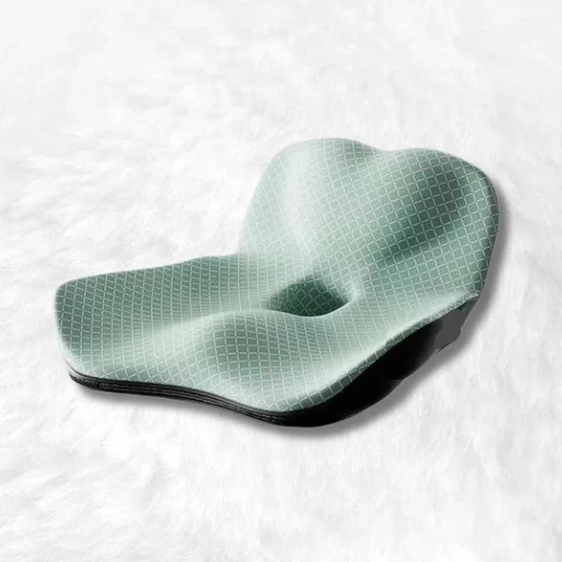 Coussin Coccyx massant pour voiture vert !