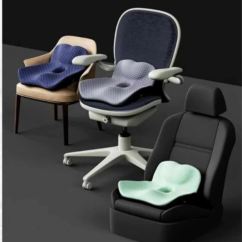 Coussin Coccyx massant pour voiture vert !