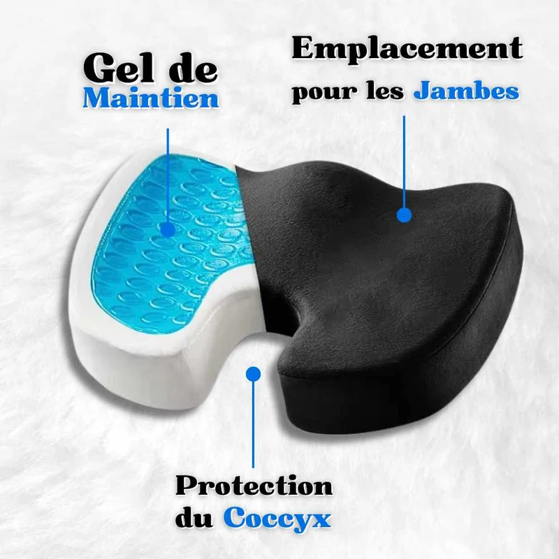 Coussin Coccyx gel noir !