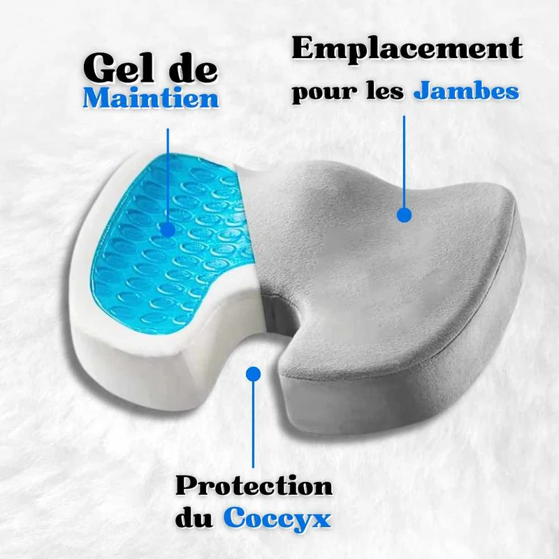 Coussin Coccyx gel gris !