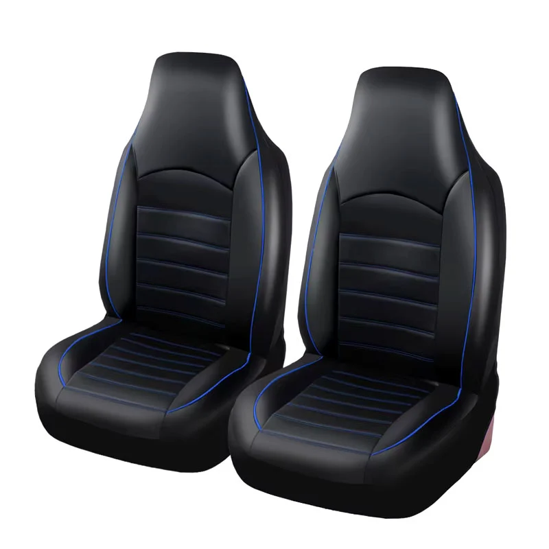 Housses De Siège Auto Noir et Bleu