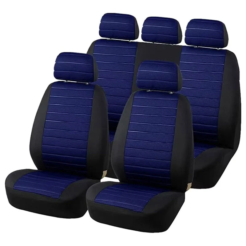Housse De Protection Pour Siège Voiture Noir et Bleu