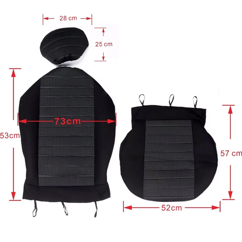 Housse De Protection Pour Siège Voiture Noir et Bleu