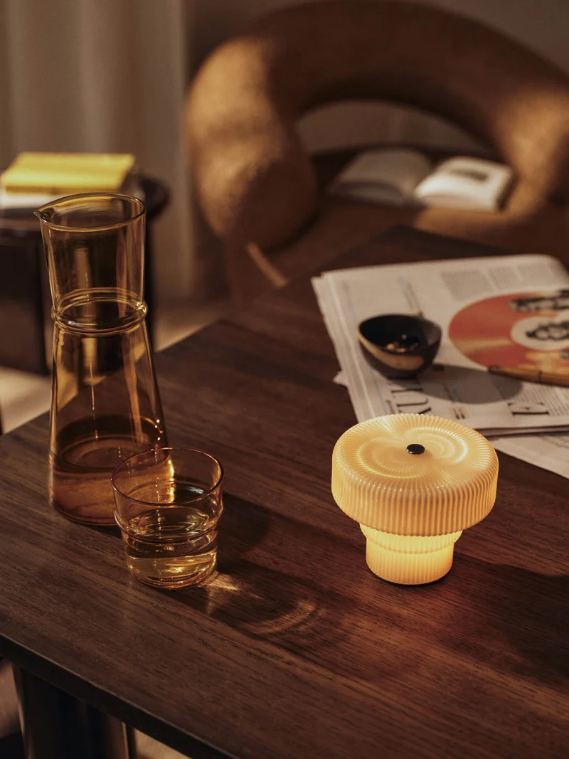 Ripple Portable Lamp - Small - Oat