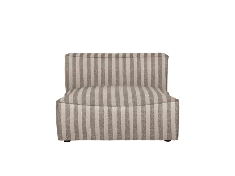 Catena Sofa Center L100 - Louisiana - Sand/Off-White