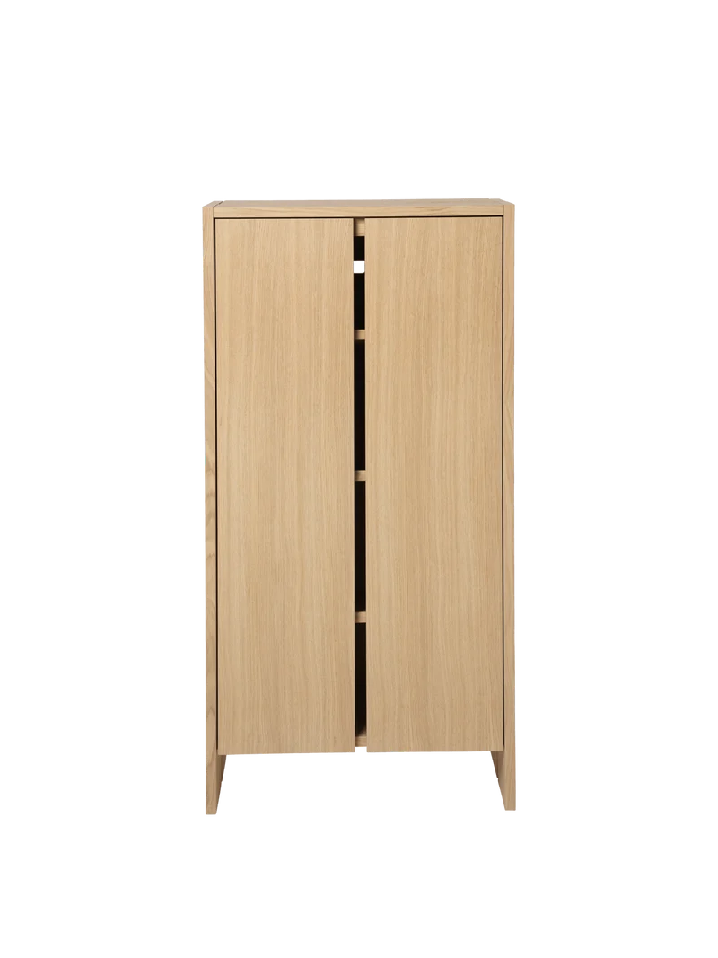Parcel Hallway Cabinet - Tall - Natural Oak