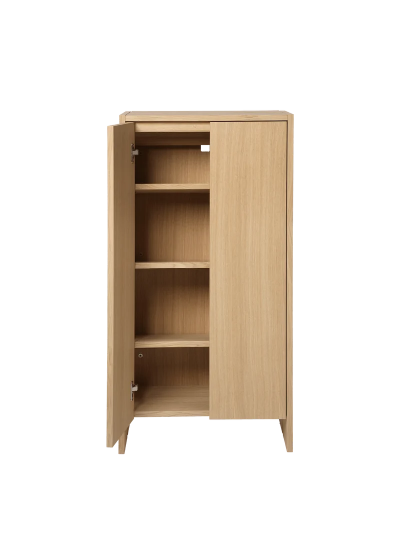 Parcel Hallway Cabinet - Tall - Natural Oak