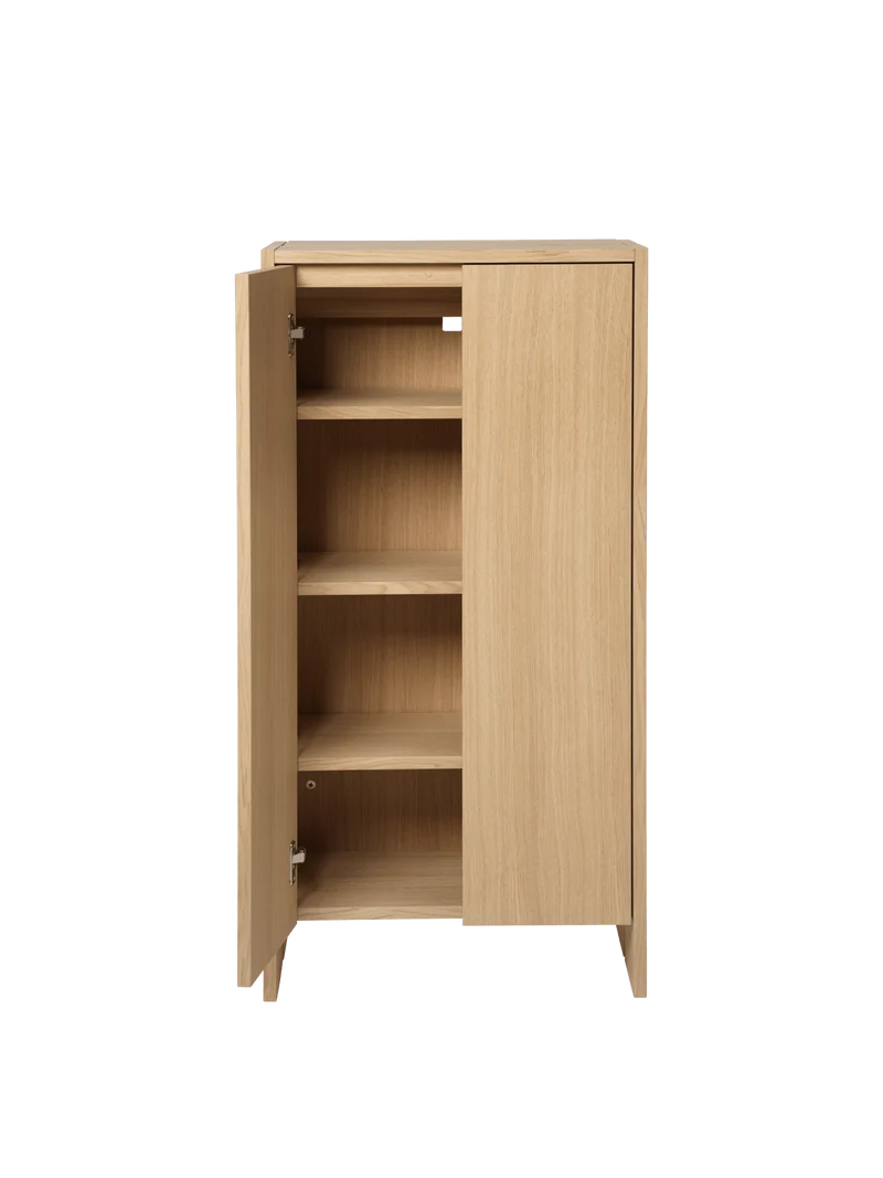 Parcel Hallway Cabinet - Tall - Natural Oak