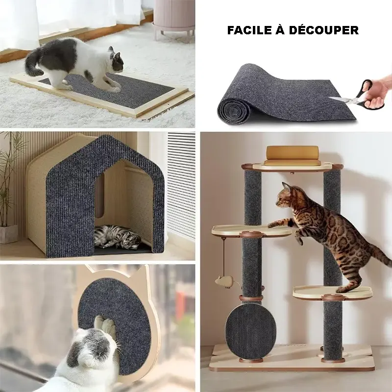 Tissu protecteur à découper pour canapé et fauteuil – Résistant aux griffures de chat