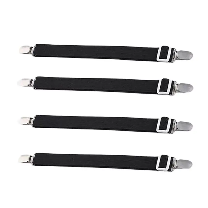 Système de fixation pour housses de canapé – sangles élastiques croisées réglables