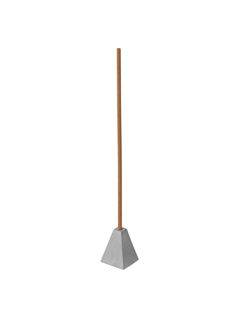 Pyra Incense Stick Holder - Brushed Aluminium