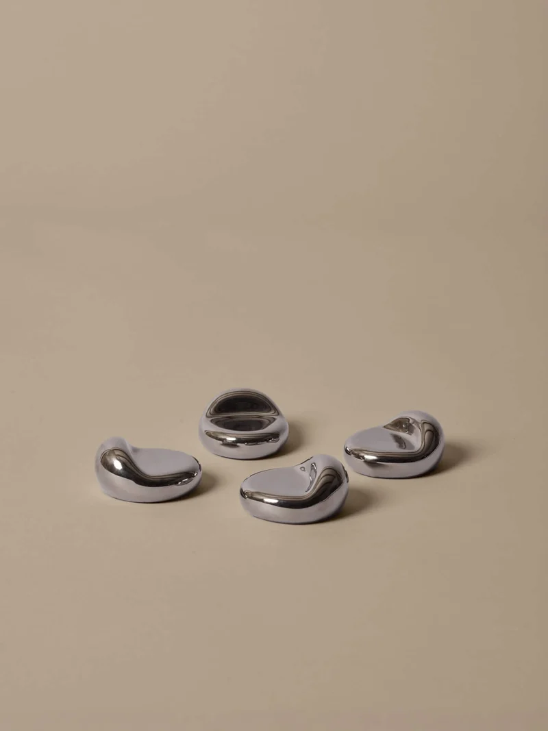 Nube Planter Feet - Set of 4 - Silver