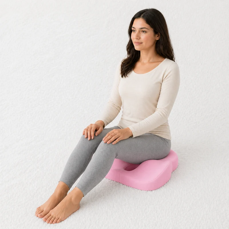Coussin pour Hémorroïdes Orthopédique Rose